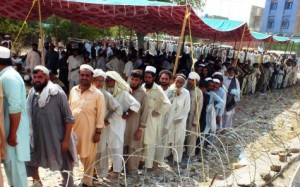 Survey with the IDPs in Bannu
