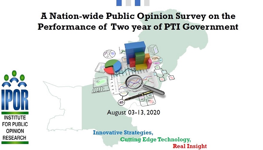A Nation-wide Public Opinion Survey on the Performance of  Two year of PTI Government